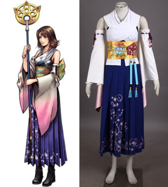 FINAL FANTASY X ファイナルファンタジーX ユウナ コスプレ衣装 コスチューム