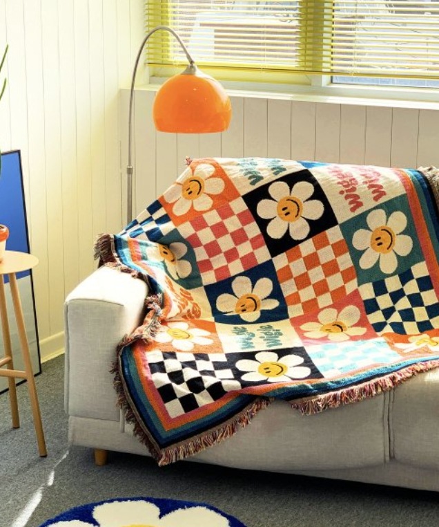 【WIGGLE WIGGLE】 SQUARE RUG : CHECKERBOARD