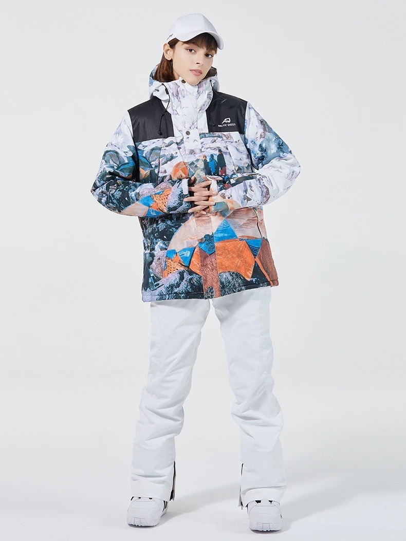 上下セット スノーボードウェア 韓国ファッション スポーツシリーズ スノーボードウェア