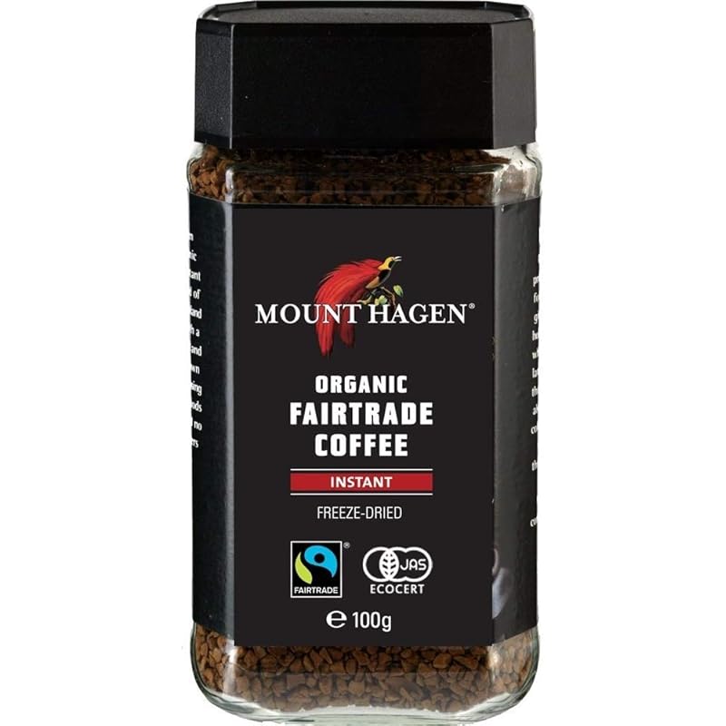 マウントハーゲン オーガニック フェアトレード インスタントコーヒー100g-3 パック