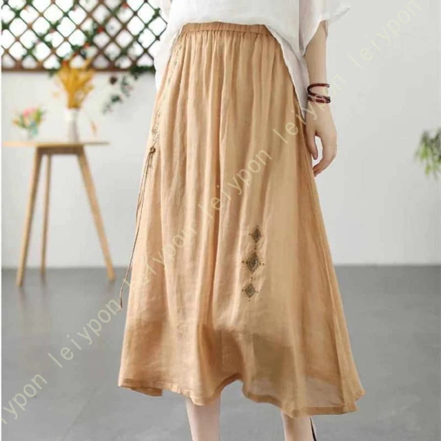 マキシスカート 無地 フレア マキシ ロングスカート ウエストゴム ボリューム 体型カバー 大人 おしゃれ 綺麗め ベーシック ファッション レディ ース