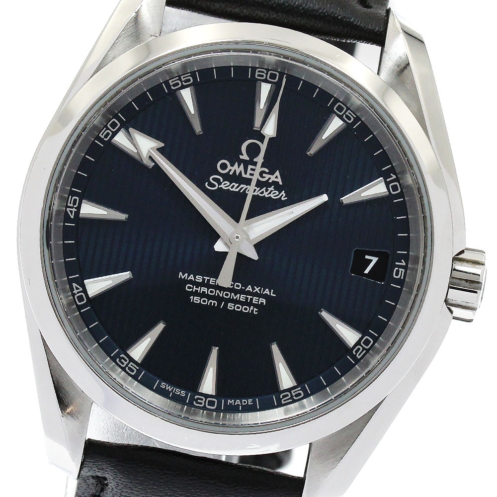 オメガ OMEGA 231.13.39.21.03.001 シーマスター アクアテラ マスターコーアクシャル 自動巻き メンズ 良品 箱・保証書付き_883148【中古】