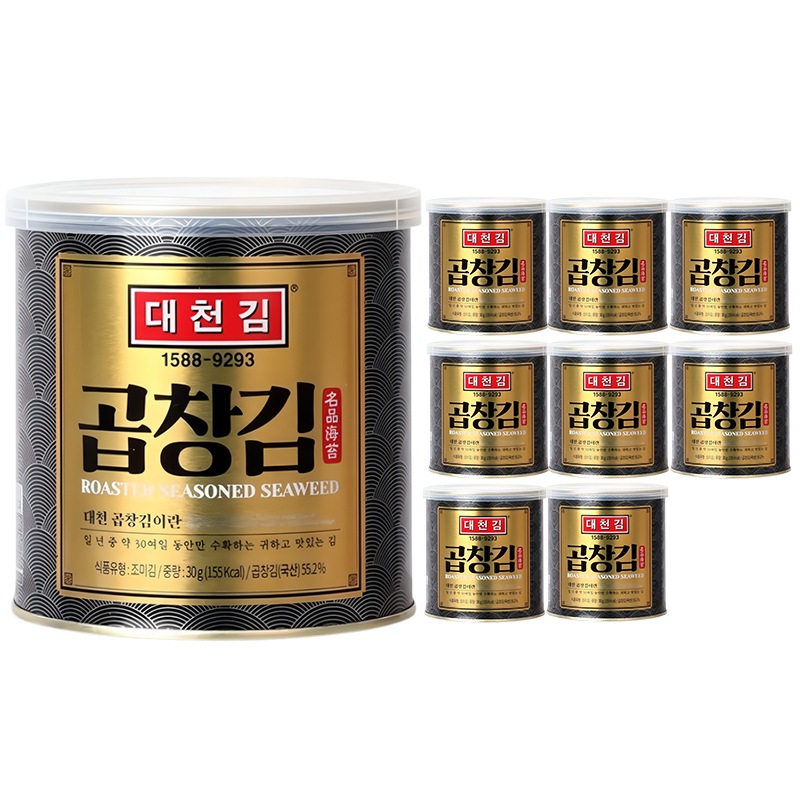 【%OFF】 コプチャン海苔 30g x 8缶