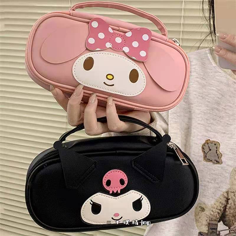 メガ割化粧ポーチ 大容量 小さめ ポーチ 小物入れ マイメロディ 可愛い メイクポーチ コスメポーチ 収納ポーチ 収納バッグ ペンケース1615