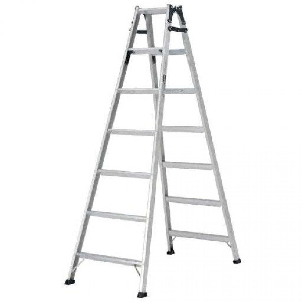 【I】ALINCO アルインコ はしご兼用脚立 脚立高さ199cm MXB-210FS 耐荷重130kg アルミ 【代引不可/北海道・沖縄・離島不可】