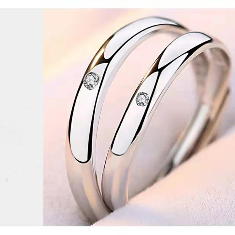 ペアリング シンプル ペア 恋人 カップル 指輪 メンズ レディース ペアリング ストレート フリーサイズ ミックスカラー 人気 結婚指輪記念日 誕生日プレゼント