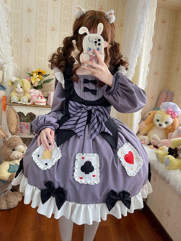 ロリータ 【魔法の魔女】 スカート 日常 かわいい サマーワンピース
