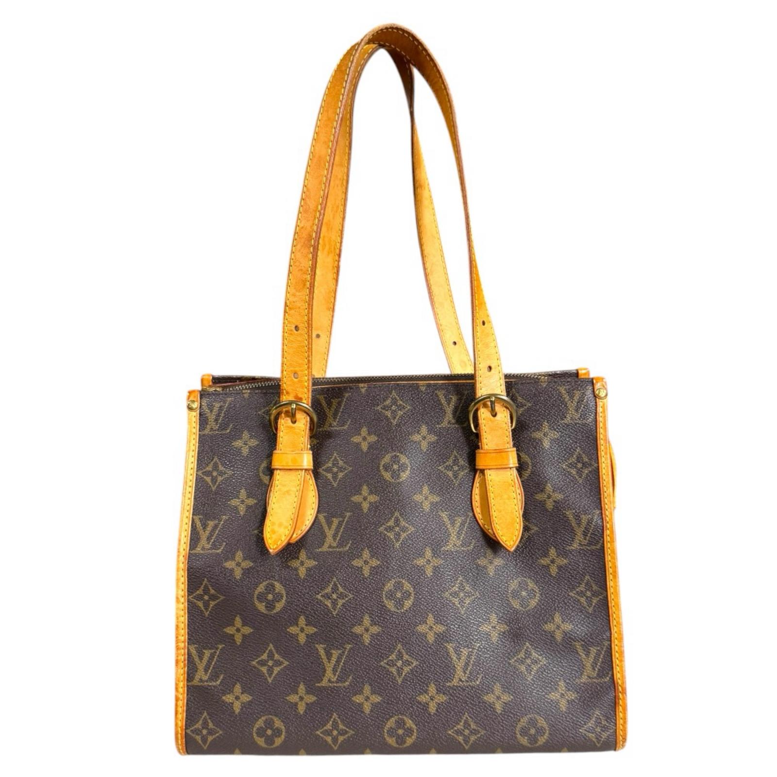 ルイヴィトン ポパンクール オ モノグラム ショルダーバッグ モノグラムキャンバス M40007 ブラウン LOUIS VUITTON 中古