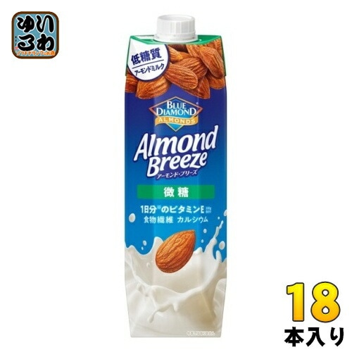 カゴメ アーモンド・ブリーズ 微糖 1000ml 紙パック 18本 (6本入×3 まとめ買い) アーモンドミルク 植物性ミルク 7,954円