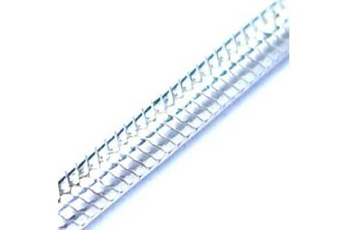 蛇腹ネックレスチェーン（白銀）シルバー925 幅2.5mm 長さ46cm 細い 定番 シンプル 本物の銀 高級 アクセサリー ジュエリー 首飾り 男性 女性 プレゼント 鎖 sn-00-0013-xx