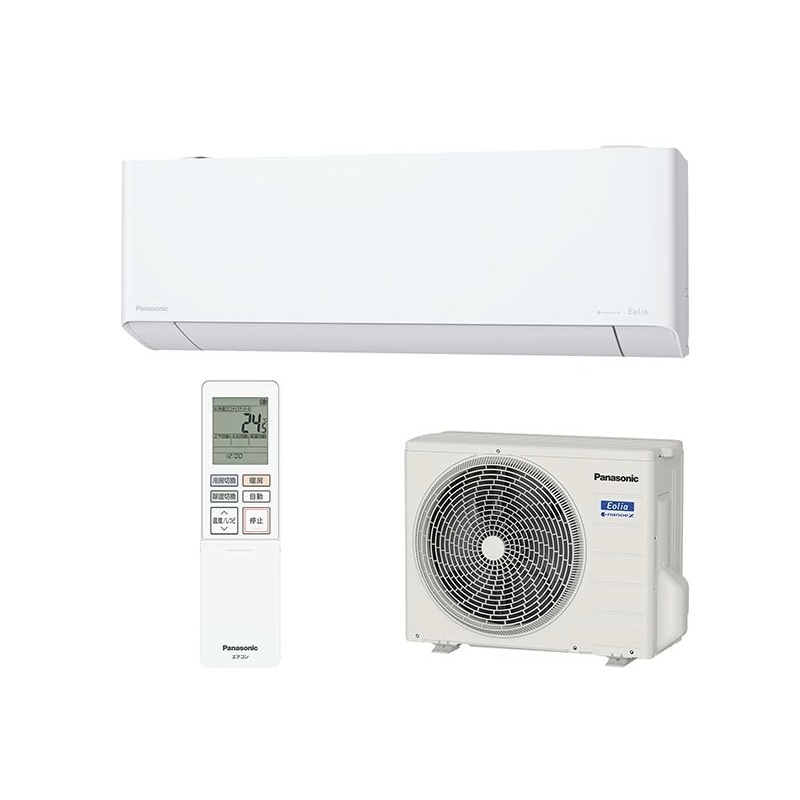 Panasonic パナソニック ルームエアコン Eolia エオリア CS-254DEX-W 2.5kw 8畳程度 単相100V 軒先配送のみ