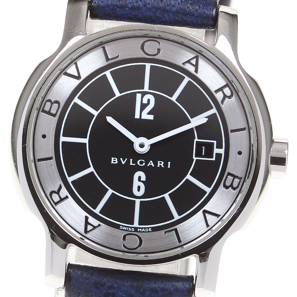 ブルガリ BVLGARI ST29S ソロテンポ デイト クォーツ レディース _863141【中古】