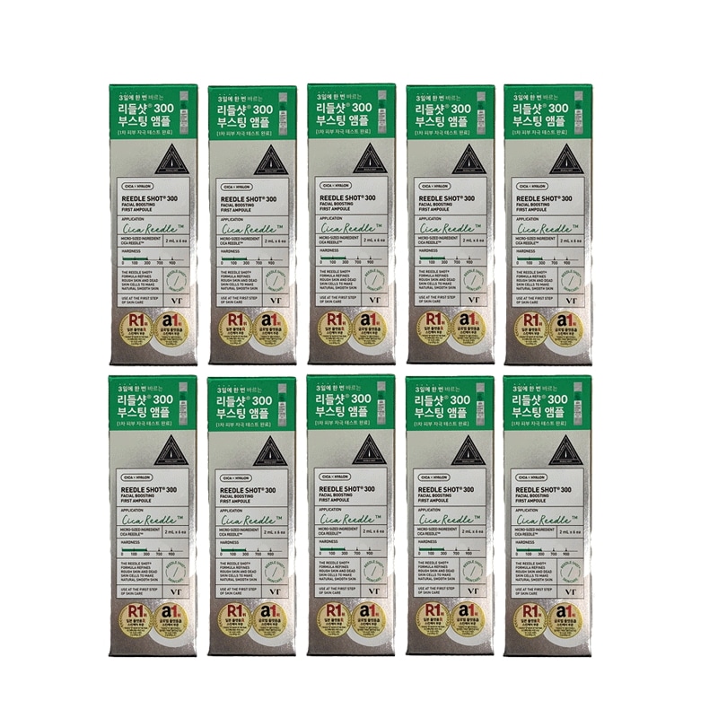 VT リードルショット300 アンプル　美容液　10箱（1箱：2ｍｌ　6Ｐ） 韓国基礎化粧　ナイトケア