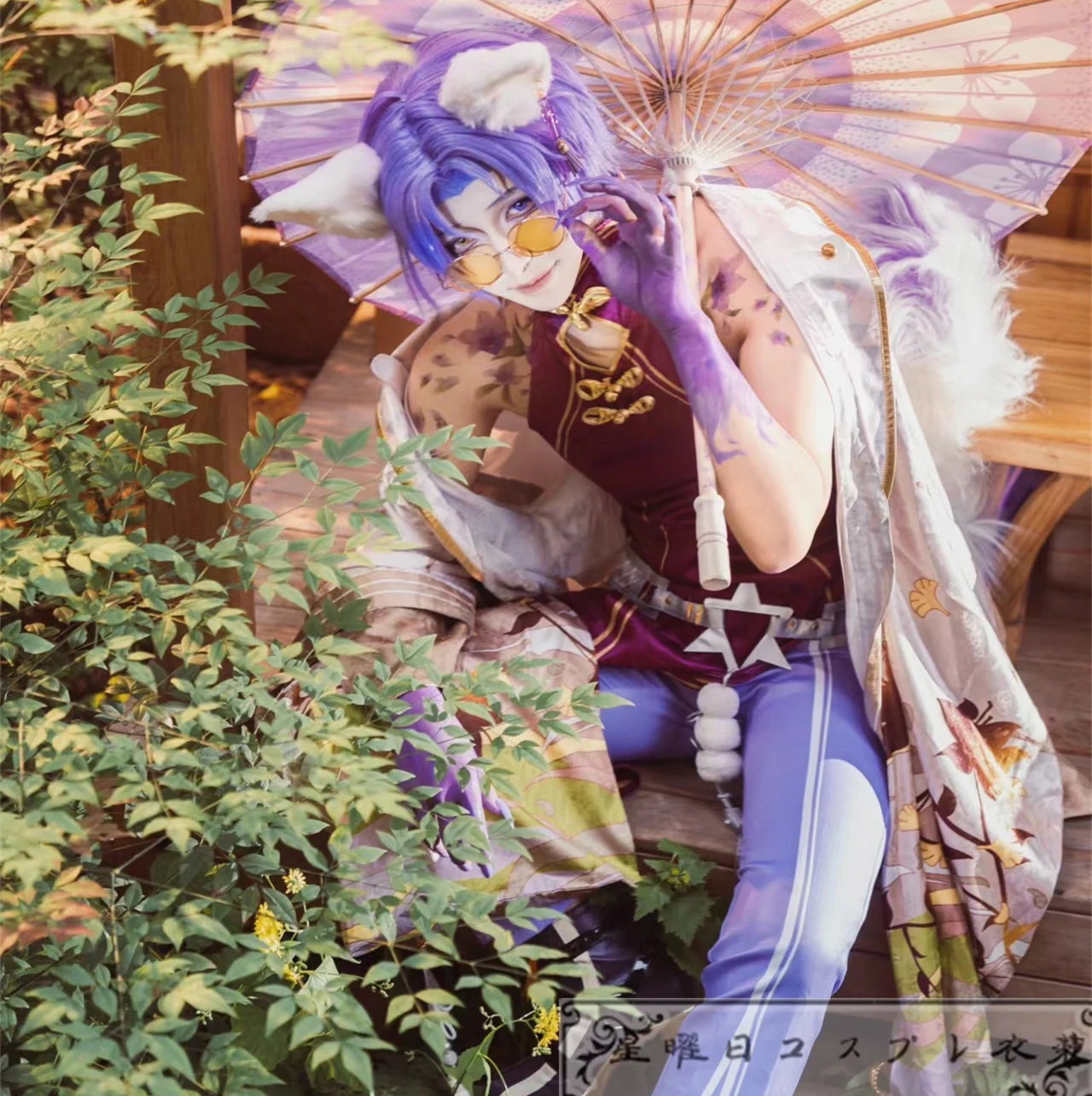 NU: カーニバル 妖夜華夢 SSR 狐火の追憶 玖夜 コスプレ衣装 コスチューム ハロウィン 変装 仮装