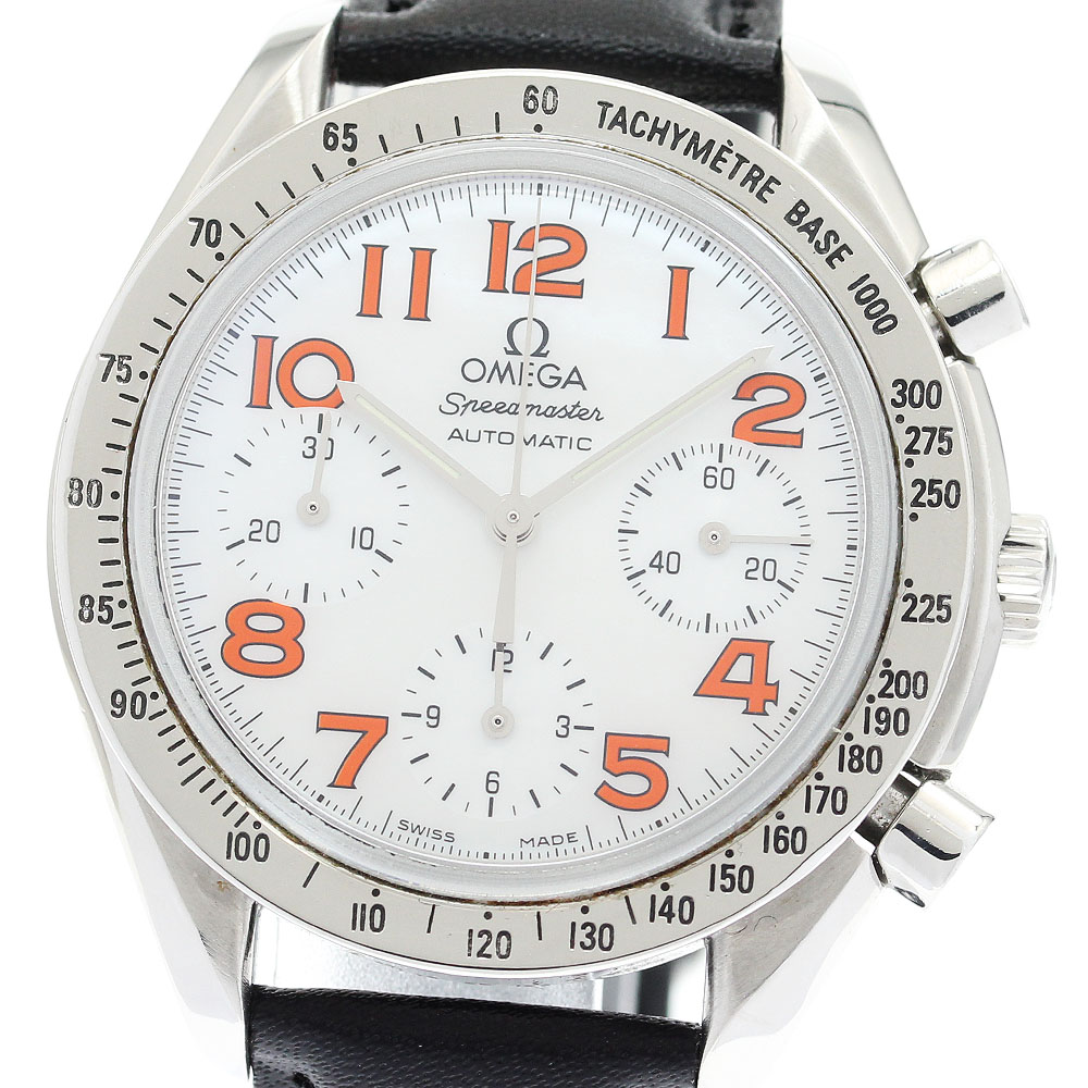オメガ OMEGA 3834.78.38 スピードマスター リデュースド クロノグラフ 自動巻き ボーイズ _920778【中古】