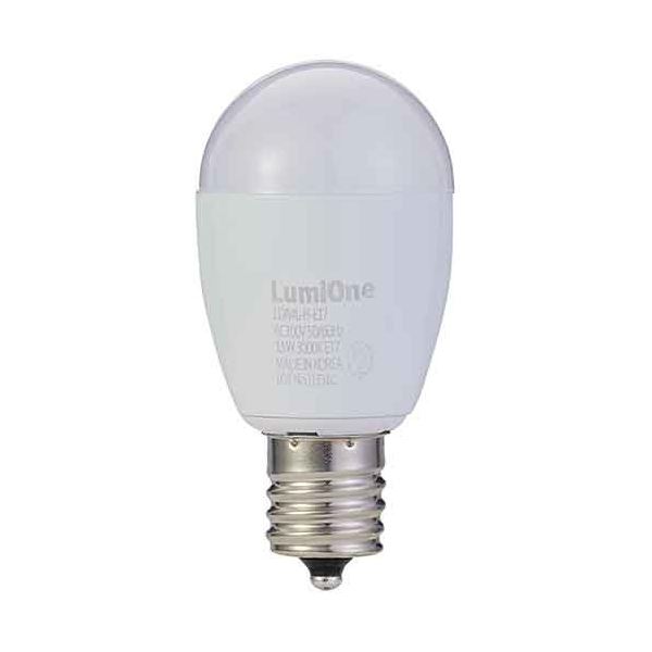 （まとめ） インターテクノロジー LED電球 ミニクリプトン形 E17口金 3.5W 3000K 電球色 LDA4L-H-E17 1個 [x3セット]