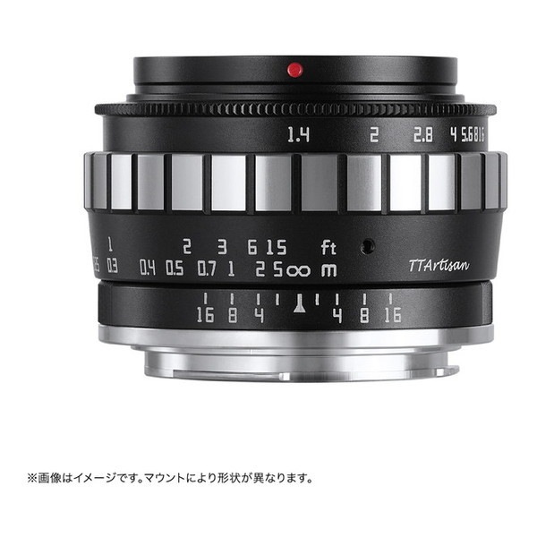 TTArtisan 23mm f/1.4C M43 (BS) ブラックシルバー 銘匠光学 [単焦点レンズ (マイクロフォーサーズ)]