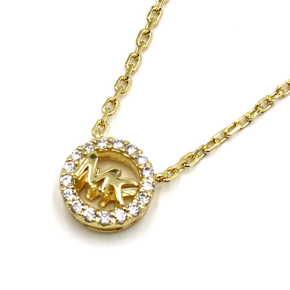 MKC1726CZ710 LOGO CHARM NECK ネックレス レディース