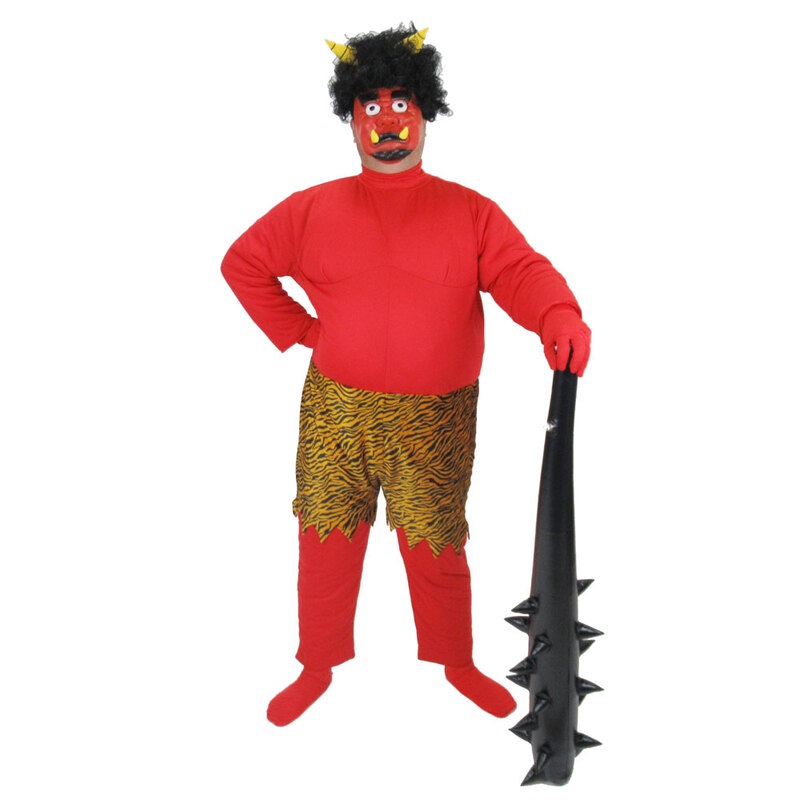 コスプレ 仮装 節分 鬼 衣装 Patymo デカ鬼くん 赤 【 コスプレ 衣装 ハロウィン 仮装 コスチューム 大人用 余興 パーティーグッズ 節分衣装 メンズ 男性用 】