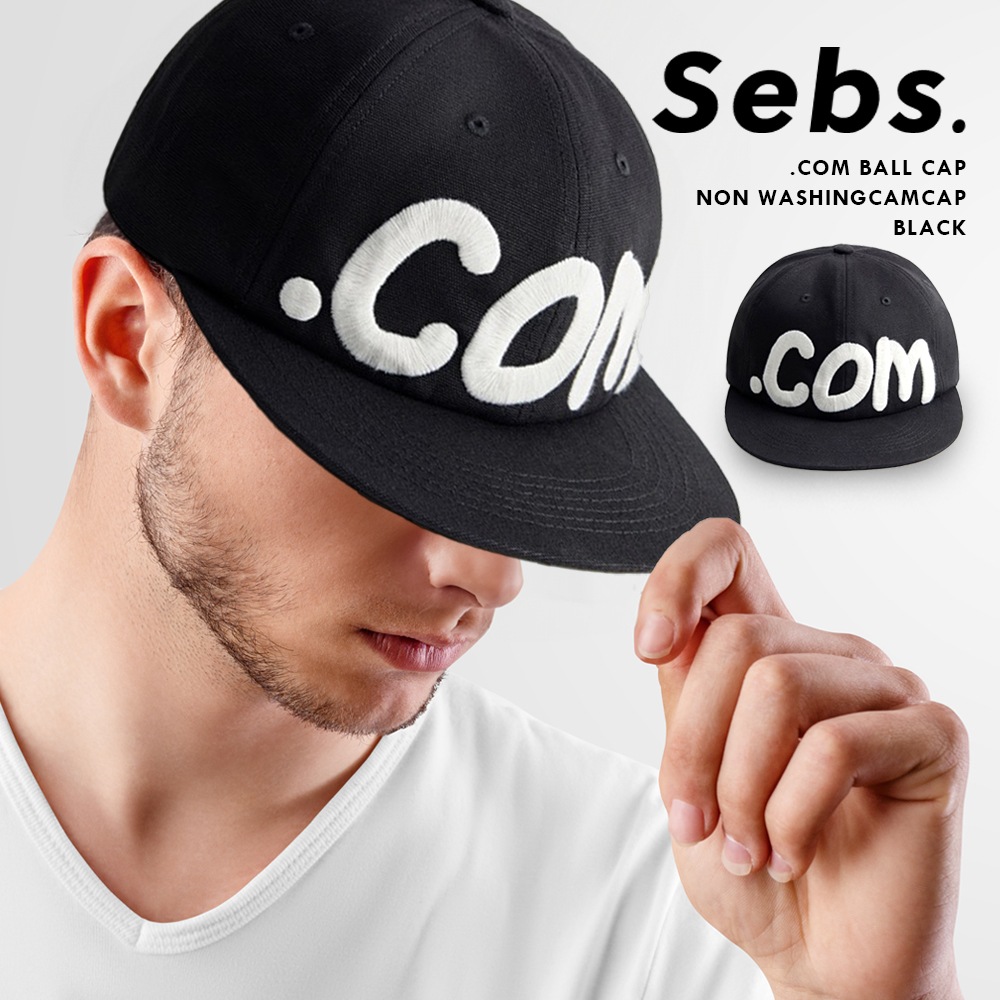 .COM BALL CAP NON-WASHING CAMPCAP ブラック 帽子 キャップ メンズ レディース 人気 ブランド ファッション 綿 コットン100%