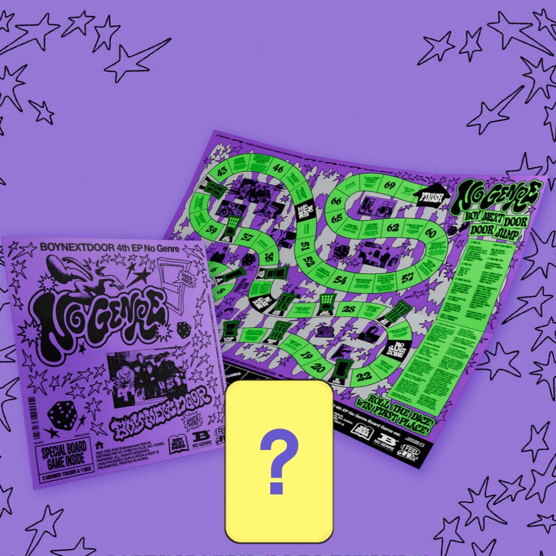 [当日発送] 特典包含 BOYNEXTDOOR th EP No Genre Board game Ver. 6ea SET + 公式 フォトカード[ ミニ4集アルバム No Genre ]