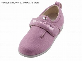 徳武産業 あゆみシューズ 介護靴 施設用 ダブルマジックIII 3E（ハローキティ） ピンク 両足Lサイズ 010501