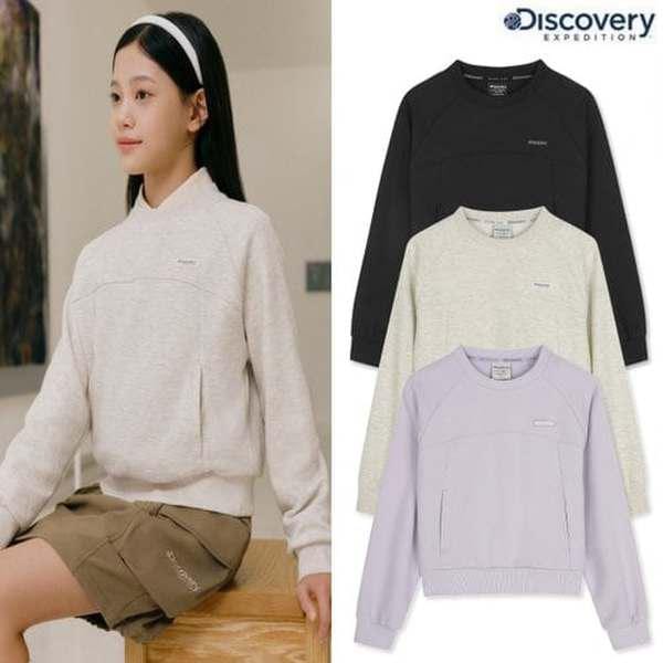 25FW 女児 セミクロップ スウェットシャツ DKTR16054