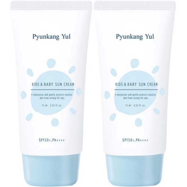 キッズアンドベビー しっとり日焼け止め SPF50 + PA ++++,75ml*2 (紫外線遮断)