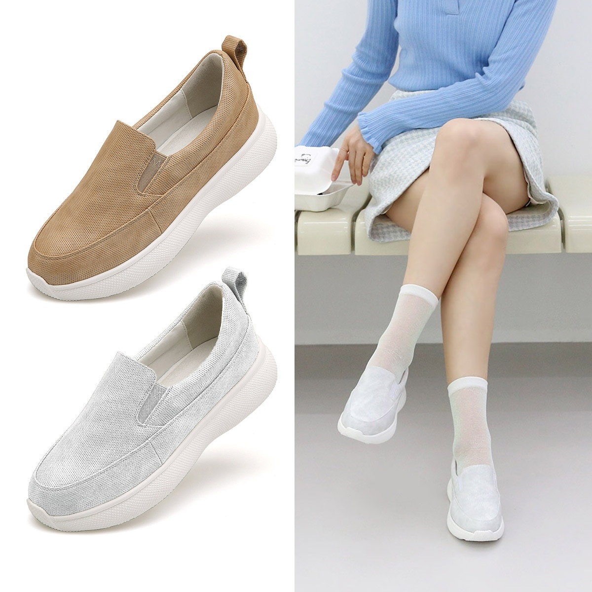 エリザベート グリッター スリップオン EL22816