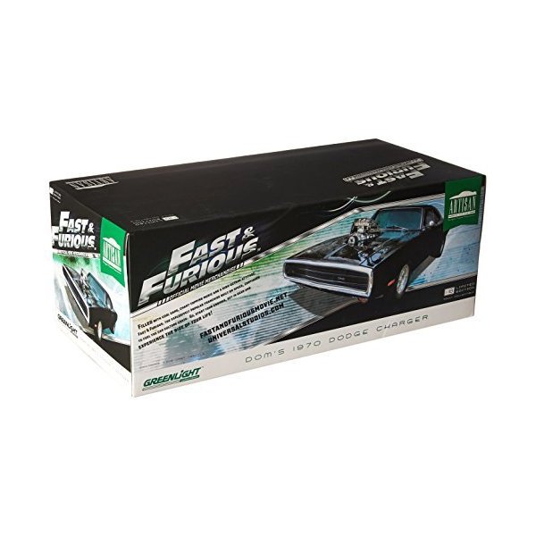 Greenlight 1:18 1970 Dodge Charger with Blown Engine Fast & Furious 2001 並行輸入品