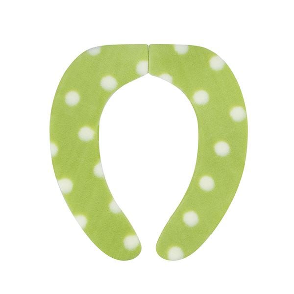 （まとめ） サンコーおくだけ吸着 消臭ふんわりベンザシート ドット グリーン KC-72 1組 [x3セット]