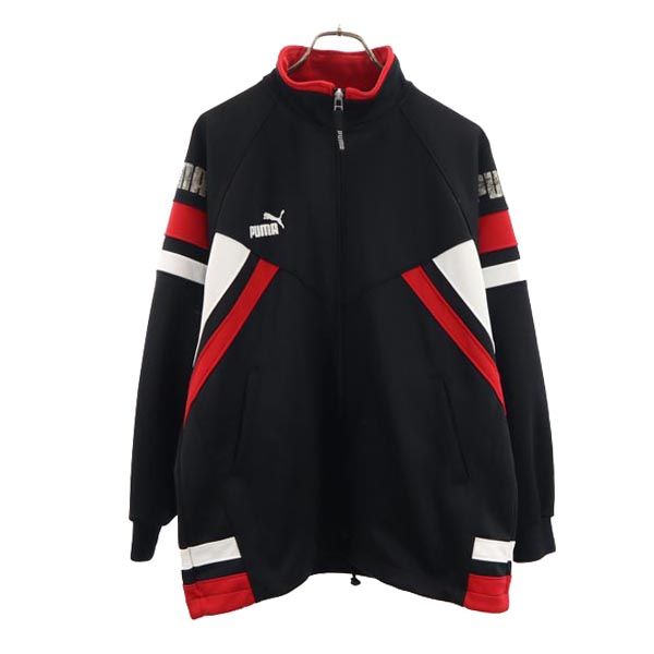 90s オールド ヒットユニオン トラックジャケット ブラック ジャージ メンズ