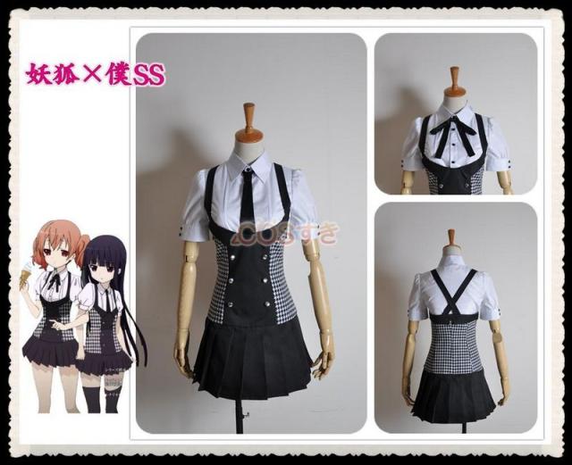 【全店任意2枚購入で100円OFF】妖狐×僕SS 白鬼院凜々蝶 しらきいんりりちよ 夏制服 コスプレ衣装 COS 高品質 新品 Cosplay アニメ コスチューム