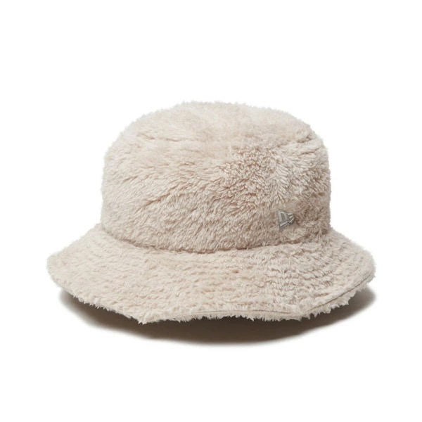NEWERA ニューエラ バケット01 Mink Fleece ミンクフリース ライトベージュ　メンズ 男性 レディース 女性 帽子 ハット 送料無料 NEW ERA 国内正規品 正規取扱店