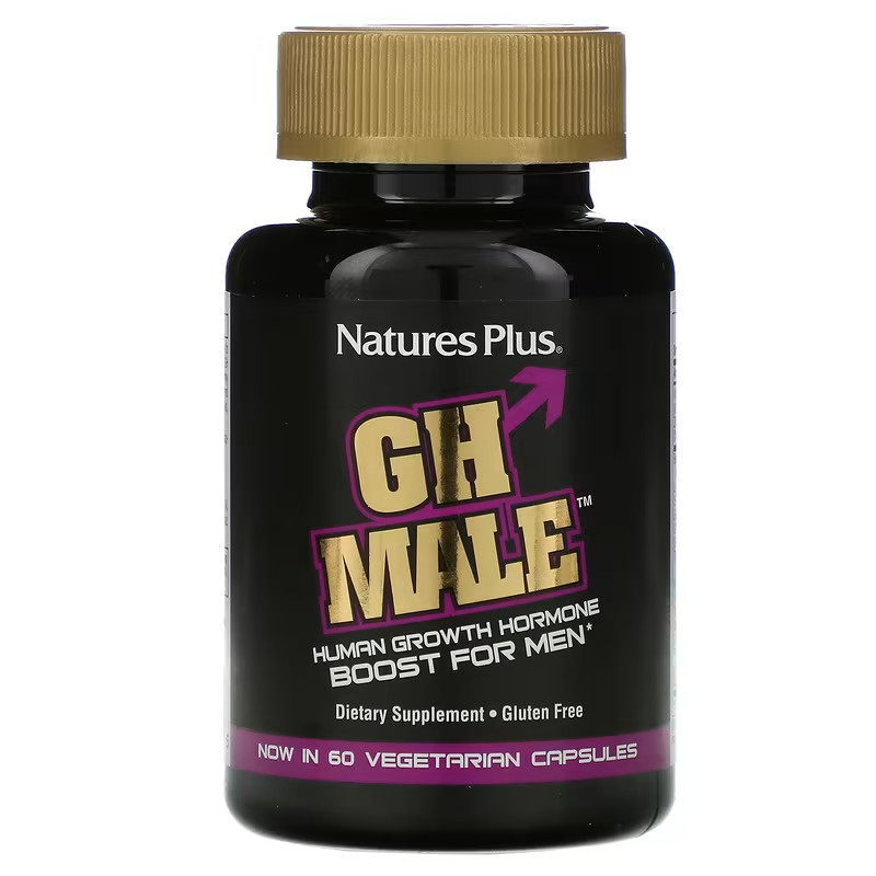 NaturesPlus　GHメイル男性用ヒト成長ホルモン植物性カプセル60粒