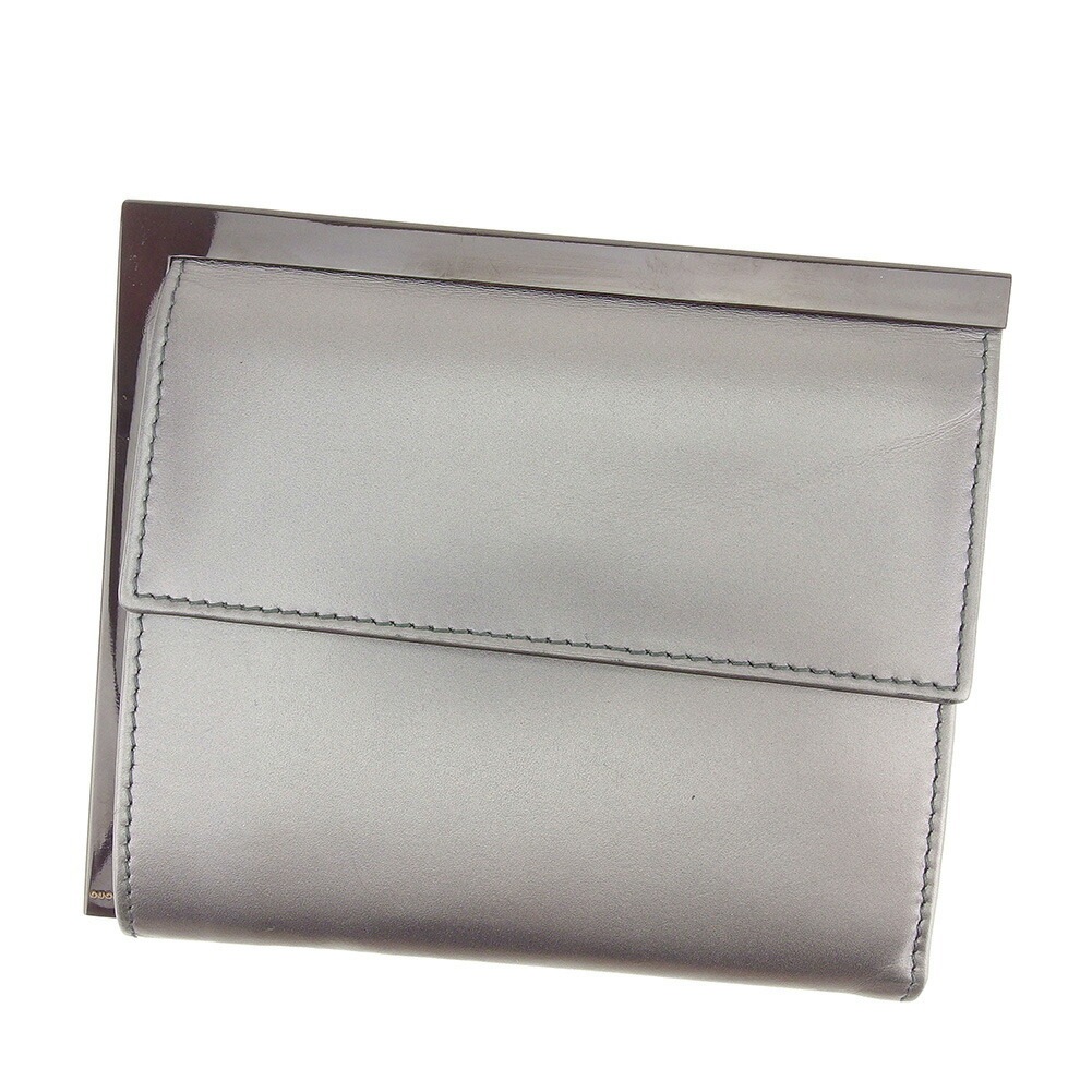 三つ折り財布 シルバー レディース 中古 15,994円