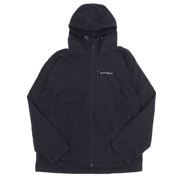 モンベル O.D.パーカ メンズ パーカー ウインドブレーカー ジャケット L ナイロン ブラック O.D.Hooded Jacket Men s RL1103320BK MONTBELL