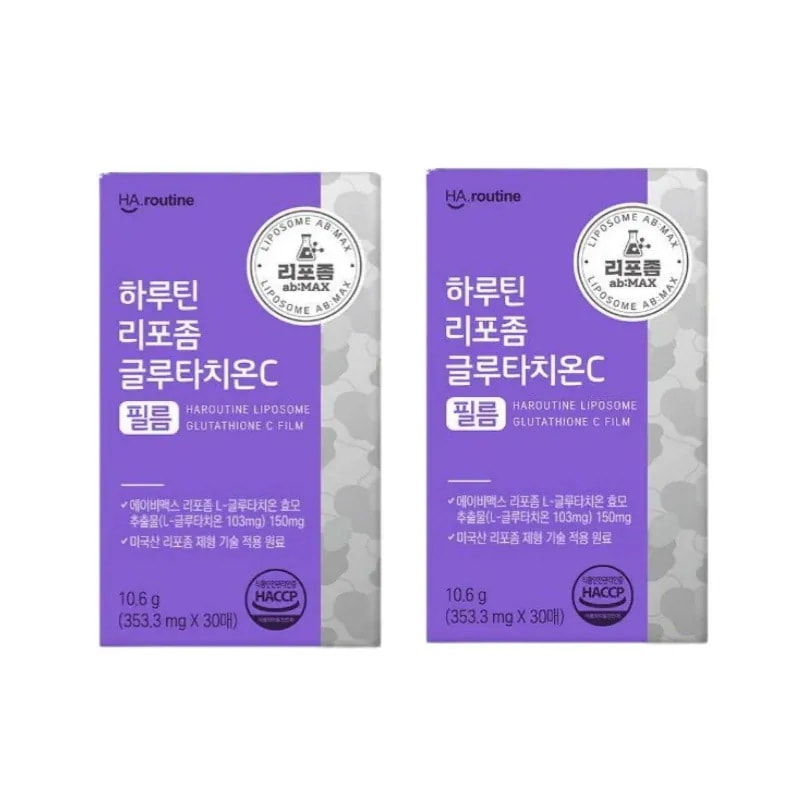 ハルチン リポソームグルタチオンCフィルム 60回分 10.6g 1個 韓国食品 サプリメント グルタチオン ビタミン ビタミンC 口腔溶解フィルム ミルクシスル リポソーム 皮膚トーン レモン 美肌