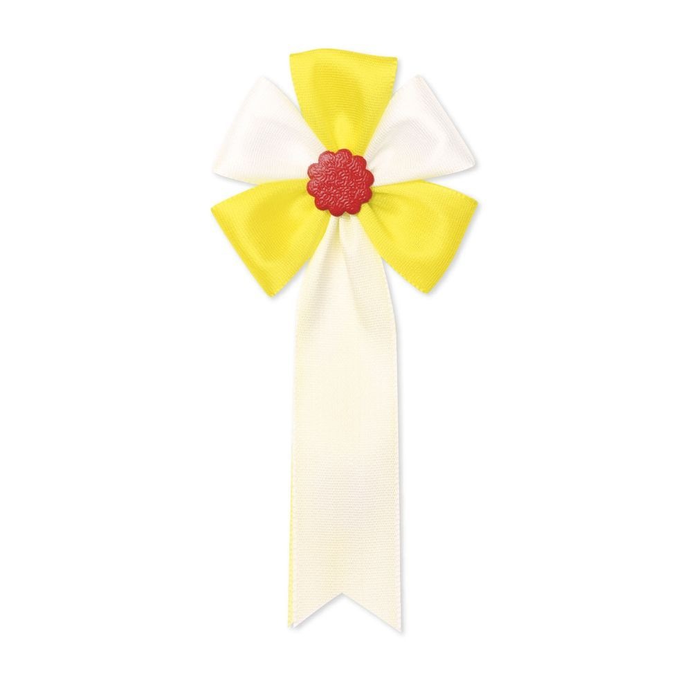 ササガワ 記章 五方 黄白 100個入 38-364