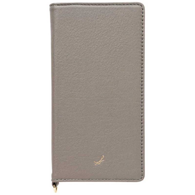 HAMEE　［iPhone 15(6.1インチ)専用］salisty noble レザーダイアリーケース エタン　669-961162