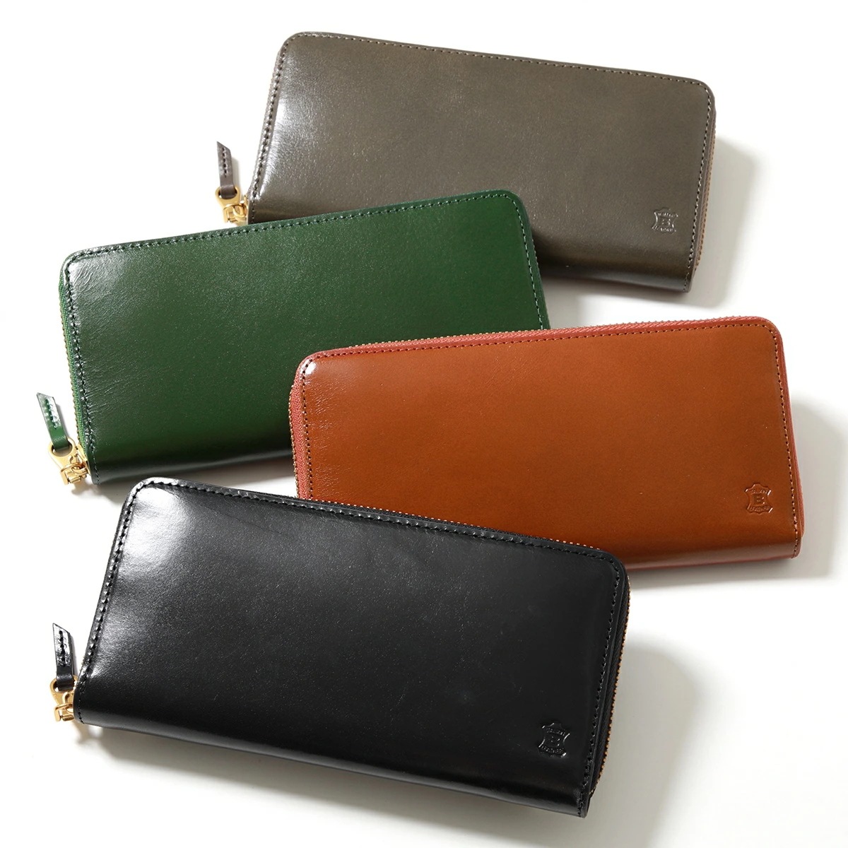 BELLIES YORK ベリーズヨーク ラウンドファスナー長財布 BYHL9831 レディース イタリアンレザー ロゴ 小銭入れあり カラー4色
