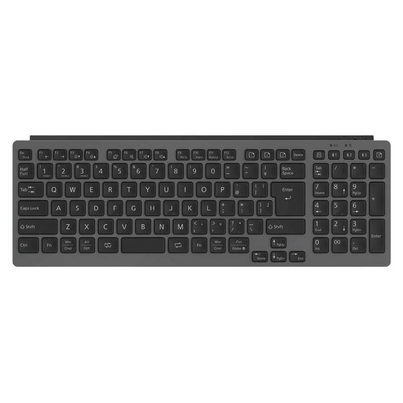 富士通　FUJITSU　キーボード FMV Comfort Keyboard KB800 ［ワイヤレス /Bluetooth・USB］ ブラック　FMV-KB800T