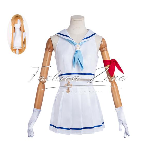 ソードアート オンライン 風 結城明日奈 アスナ 服 コスプレ衣装 ウィッグ cosplay ハロウィン 演出服 変装