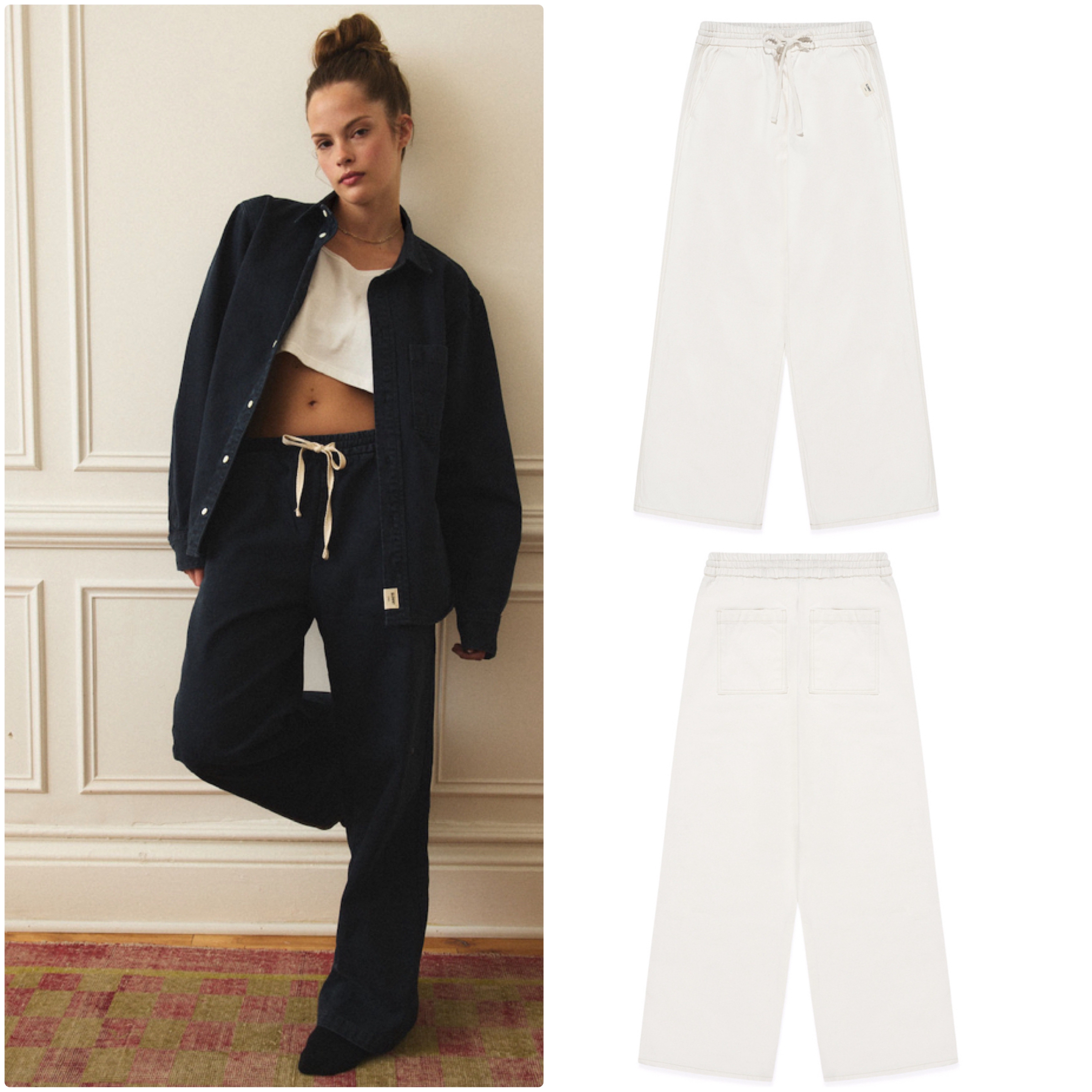 G CLASSIC COTTON TWILL PANTS