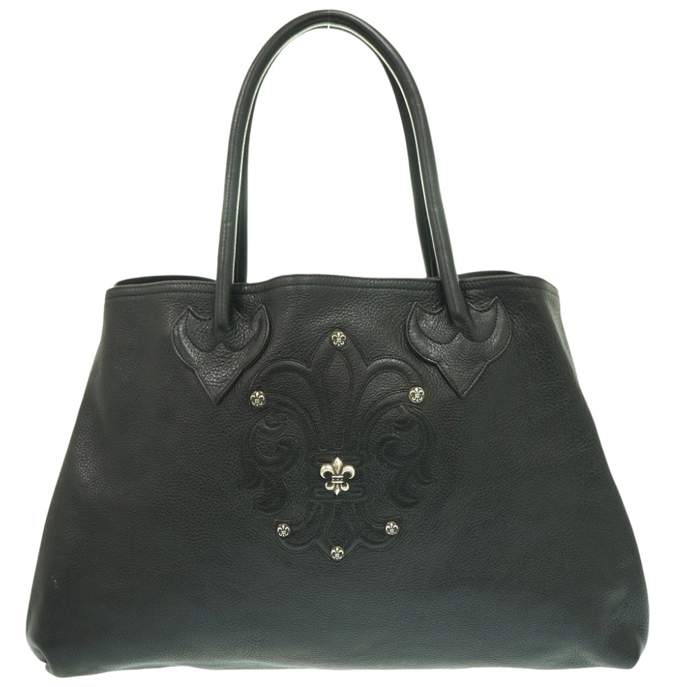 美品 BSフレア トートバッグ トートバッグ レザー/シルバー925 ブラック 0832【中古】 メンズ