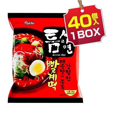 【まとめ買いがお得】トゥンセラーメン(1BOX=120gｘ40個入) 韓国ラーメン