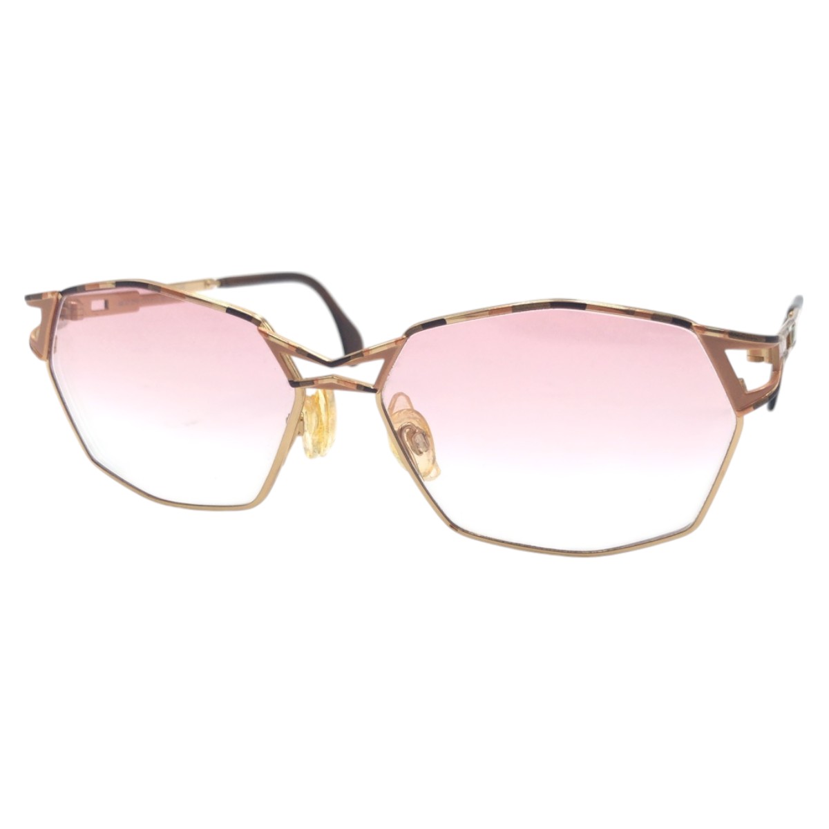 美品 ピンク ゴールド メタル MOD.269 col.513 5815 135 サングラス メガネフレーム メンズ 500679