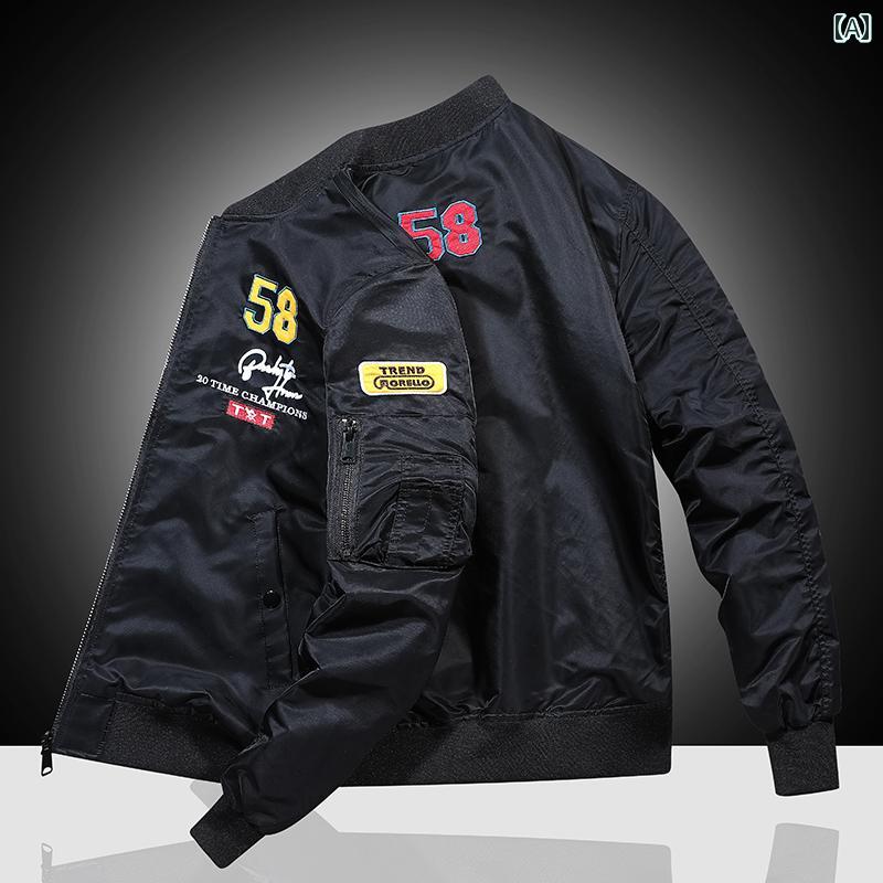 メンズ ファッション ジャケット 春秋 アメリカン ワークウェア ジャケット 刺繍 オートバイ 野球 ユニフォーム 20,344円