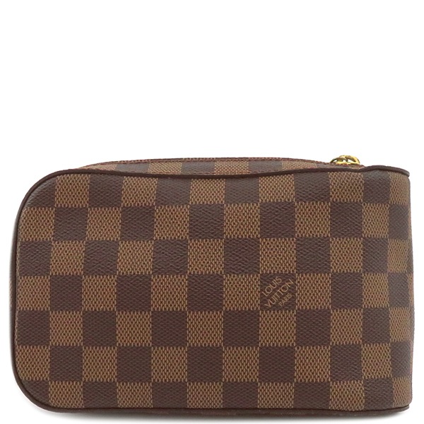 ルイヴィトン LOUIS VUITTON ボディバッグ ジェロニモス ダミエキャンバス ダミエエベヌ ゴールド金具 茶 ウエストバッグ N51994 CA1025 【箱】【中古】