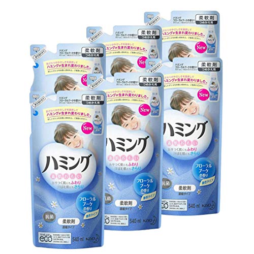 ハミング 柔軟剤 フローラルブーケの香り 詰替用 540ml6個